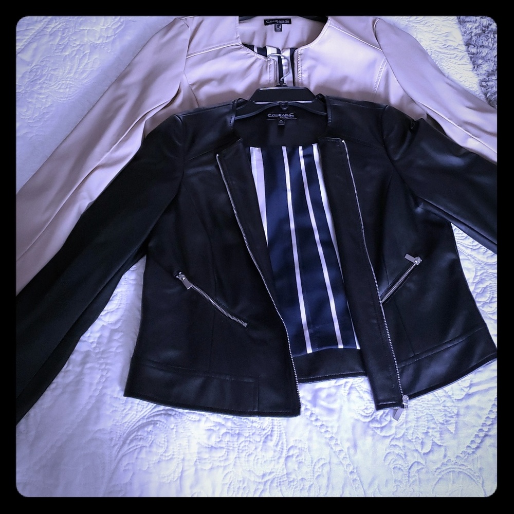 Pleather jackets